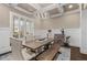 Elegant dining room with stylish lighting and comfortable seating at 2601 Boulder Way, Woodstock, GA 30188