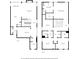 Floor plans for both stories with bedrooms, baths, kitchen, breakfast nook, dining area, and living room at 548 Myrtle Trace Ln, Suwanee, GA 30024