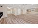 Open finished basement with new flooring, recessed lighting and multiple rooms for flexible living and entertaining at 1632 Chadwick Ridge Dr, Lawrenceville, GA 30043