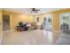 Spacious basement with tile flooring, walk-out access, and abundant natural light at 2920 Stanway Ave, Douglasville, GA 30135