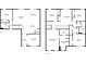 Home floor plan showcasing the first and second floor layouts at 1961 Vidalia Ct, Dacula, GA 30019