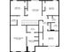 Second floor layout highlighting bedrooms, bathrooms, a walk-in closet, and a sitting area at 1961 Vidalia Ct, Dacula, GA 30019