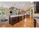 Spacious kitchen with a large island, stainless steel appliances, and open concept layout at 2551 Raintree Ne Dr, Atlanta, GA 30345