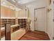 Home sauna with wooden benches, glass enclosure, and modern design at 2551 Raintree Ne Dr, Atlanta, GA 30345