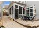 Cozy patio area with outdoor seating, ideal for relaxing and entertaining at 4020 Declaration Dr, Roswell, GA 30076