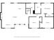 Floorplan of upper level featuring an open-concept living area at 369 Arnold Mill Rd, Woodstock, GA 30188