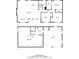 Overall floorplan showcasing a total of 2321 square feet on two levels at 369 Arnold Mill Rd, Woodstock, GA 30188