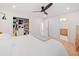 Bedroom with organized walk-in closet and view of the ensuite bathroom at 369 Arnold Mill Rd, Woodstock, GA 30188