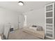 This bedroom features a day bed and built-in shelving at 5620 Preserve Cir, Johns Creek, GA 30005