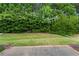 Private backyard with mature trees offering peaceful outdoor space at 5654 Lawley Dr, Alpharetta, GA 30022