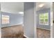 This home has a spacious bedroom with natural light at 5654 Lawley Dr, Alpharetta, GA 30022