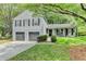 Charming two-story home with a two-car garage, landscaped yard, and covered front porch at 655 Barrington Way, Roswell, GA 30076