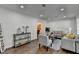 Stylish living room with modern furniture, hardwood floors, and natural light at 655 Barrington Way, Roswell, GA 30076