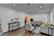Stylish living room with modern furniture, hardwood floors, and natural light at 655 Barrington Way, Roswell, GA 30076