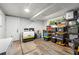 Unfinished basement with new flooring, perfect for storage or future finishing at 1188 Cedar Park Cir, Stone Mountain, GA 30083