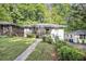 Charming bungalow with a landscaped front yard and inviting front porch, surrounded by mature trees at 261 Hemphill School Nw Rd, Atlanta, GA 30331