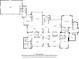 Floor plan of a home featuring a kitchen, dining room, living room, and primary bedroom at 3370 Habersham Nw Rd, Atlanta, GA 30305