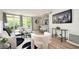 Bright living room with modern decor, stylish furniture, and large windows offering ample natural light at 120 Alden Nw Ave # D2, Atlanta, GA 30309