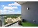 Private outdoor patio with a great view of the Atlanta city at 3344 Peachtree Ne Rd # 3601, Atlanta, GA 30326