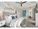 Serene bedroom showcasing a king bed, stylish decor, and ensuite bathroom access at 3344 Peachtree Ne Rd # 3601, Atlanta, GA 30326
