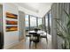 Sun-drenched breakfast nook area featuring large windows with stunning views and natural light at 3344 Peachtree Ne Rd # 3601, Atlanta, GA 30326