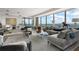 Bright living room featuring an open layout, large windows with cityscape views, and modern furnishings at 3344 Peachtree Ne Rd # 3601, Atlanta, GA 30326