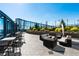 Beautiful outdoor lounge area with comfortable seating and lush landscaping, perfect for relaxation and entertaining at 3344 Peachtree Ne Rd # 3601, Atlanta, GA 30326