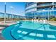 Luxurious pool and tanning deck with crystal-clear water, comfortable loungers and stunning architectural detail at 3344 Peachtree Ne Rd # 3601, Atlanta, GA 30326