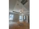 Spacious main bedroom with trey ceiling, ceiling fan and large windows at 879 Highway 101 N, Dallas, GA 30157