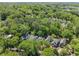 Neighborhood aerial view showcasing the wooded surroundings of well-maintained homes at 2244 Spink Nw St, Atlanta, GA 30318