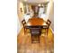 This dining room includes seating for four and is conveniently located next to the kitchenette at 6147 Pritchett Dr, Powder Springs, GA 30127