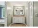 Bright bathroom featuring double sink vanity at 682 Leighton Way, Stone Mountain, GA 30088