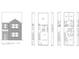 Detailed floor plan showing layout of this 2-story unit at 460 Reflection Dr # 21, Stockbridge, GA 30281