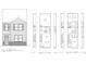 Detailed floor plan showing layout of this 2-story unit at 460 Reflection Dr # 21, Stockbridge, GA 30281