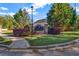 Community entrance with stone signage and manicured landscaping at 4499 Bellemeade Dr, Douglasville, GA 30135