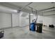 Unfinished two-car garage offers ample space for parking and storage solutions at 3107 Woodland Ln, Alpharetta, GA 30009