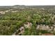 Aerial view of residential neighborhood surrounded by mature trees at 3607 Anna Nw Ln, Kennesaw, GA 30144