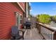 This back deck features a grill and outdoor seating, perfect for entertaining at 4103 Mars Bay # 25, Acworth, GA 30101