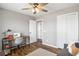 Bedroom has a cozy space with a sofa, desk, and sewing machine at 4103 Mars Bay # 25, Acworth, GA 30101
