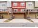 A view of the garages and back decks of townhomes with ample parking at 4103 Mars Bay # 25, Acworth, GA 30101