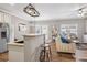 Open concept living space with eat-in kitchen and cozy seating area at 4103 Mars Bay # 25, Acworth, GA 30101