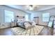 Serene bedroom with a cozy rug and neutral decor, perfect for relaxation at 109 Red Fox Dr, Dallas, GA 30157