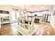 Bright, open kitchen and dining area featuring stainless steel appliances and stylish decor at 109 Red Fox Dr, Dallas, GA 30157