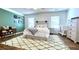 Cozy primary bedroom with a queen bed and a neutral color palette at 109 Red Fox Dr, Dallas, GA 30157