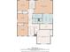 Floorplan displaying the layout of the second floor including bedrooms and bathrooms at 450 Hammersmith Dr, Suwanee, GA 30024