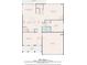 Detailed floorplan showcasing the layout of the first floor, including kitchen and living areas at 450 Hammersmith Dr, Suwanee, GA 30024