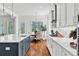 Kitchen with an island, stainless steel appliances and breakfast nook at 2201 Old Dallas Sw Rd, Marietta, GA 30064