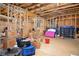 Unfinished basement with exposed framework awaiting your custom design at 4370 Freys Farm Nw Ln, Kennesaw, GA 30152