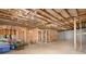 Unfinished basement with exposed framework and concrete foundation awaiting your custom design at 4370 Freys Farm Nw Ln, Kennesaw, GA 30152