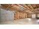 Unfinished basement with exposed framework and concrete foundation awaiting your custom design at 4370 Freys Farm Nw Ln, Kennesaw, GA 30152